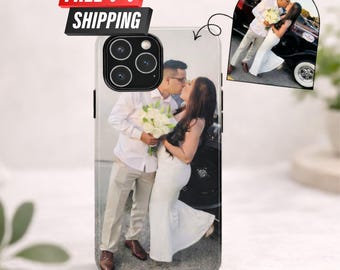 Personalized Photo Phone Case, Custom Case Gift for iPhone,Samsung, and Google Pixel, Mother's Day Gift, family photo case, Anniversary gift