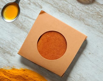 Turmeric Honey Goat Milk Soap | Handmade Face and Body Bar