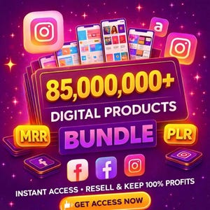 Paket med över 85 000 000 digitala produkter | Megapaket med PLR och MRR | Över 400 000 PLR, virala rullar, WordPress-teman | Kit för passiv inkomst