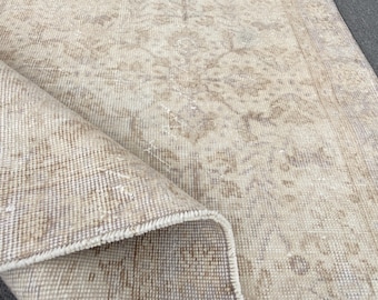 Persian Rug Antique Small Rug - Hand Woven Wool rug Oriental Rug Area Rug Turkish Rug Original Handmade Rug 3.6x6.6 Ft Rug