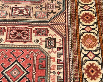 Antique Rug Vintage Turkish Rug - Athentic Style Rug - Persiani Rug Runner Rug - Hand Woven Wool Rug Retro Oriental Rug 3.2x6 Ft Rug