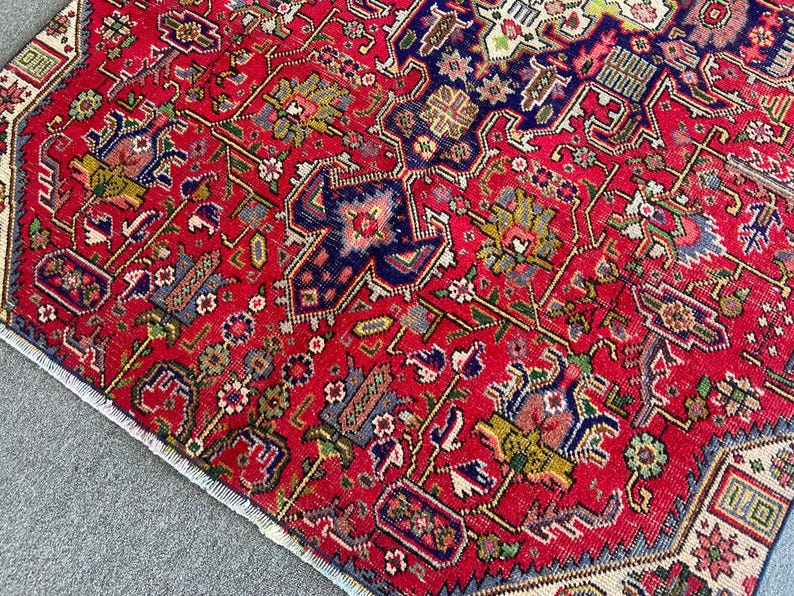 Aesthetic Rug Background Turkish Rug- Large Rug Vintage Area Rug - Runner Rug - Aesthetic ...