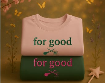 Sudadera bordada Wicked, For Good Design, Merchandising del Mago de Oz