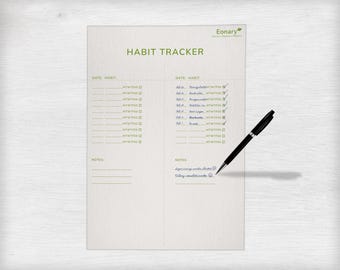 Printable Daily Planner • Minimalist Template A4 & US Letter • Multilingual in 5 Languages