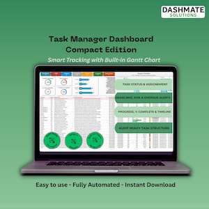 Task Tracker - Project Planner - Compact Edition -Gantt Visual