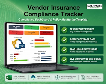 Verkäufer Versicherung Tracker Excel Vorlage | Versicherung Ablauf & Abdeckung Monitor