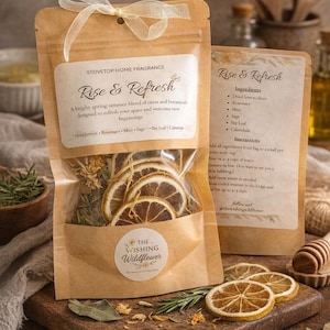 Rise & Refresh Simmer Pot | Stovetop Potpourri | Home Fragrance | Spring Cleaning Ritual | Natural Home Scent