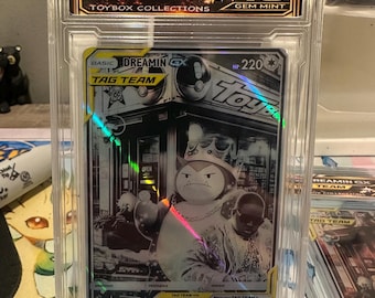 Dreamin’ GX Tag Team (blanco y negro) placa personalizada