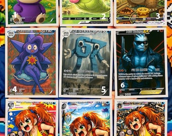 Tarjetas de intercambio personalizadas de Pokémon/Cultura pop