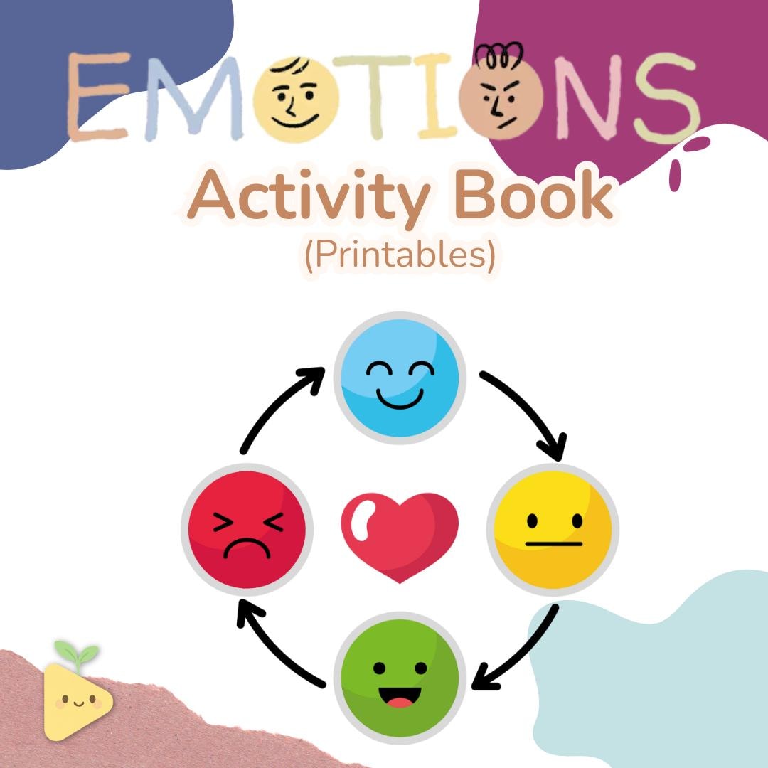 Emotions Activity Book for Kids | Feelings & Expressions Learning ...