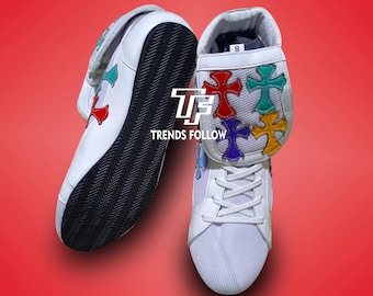 Handmade Leather Patches Style Boxing Shoes For Men & Women