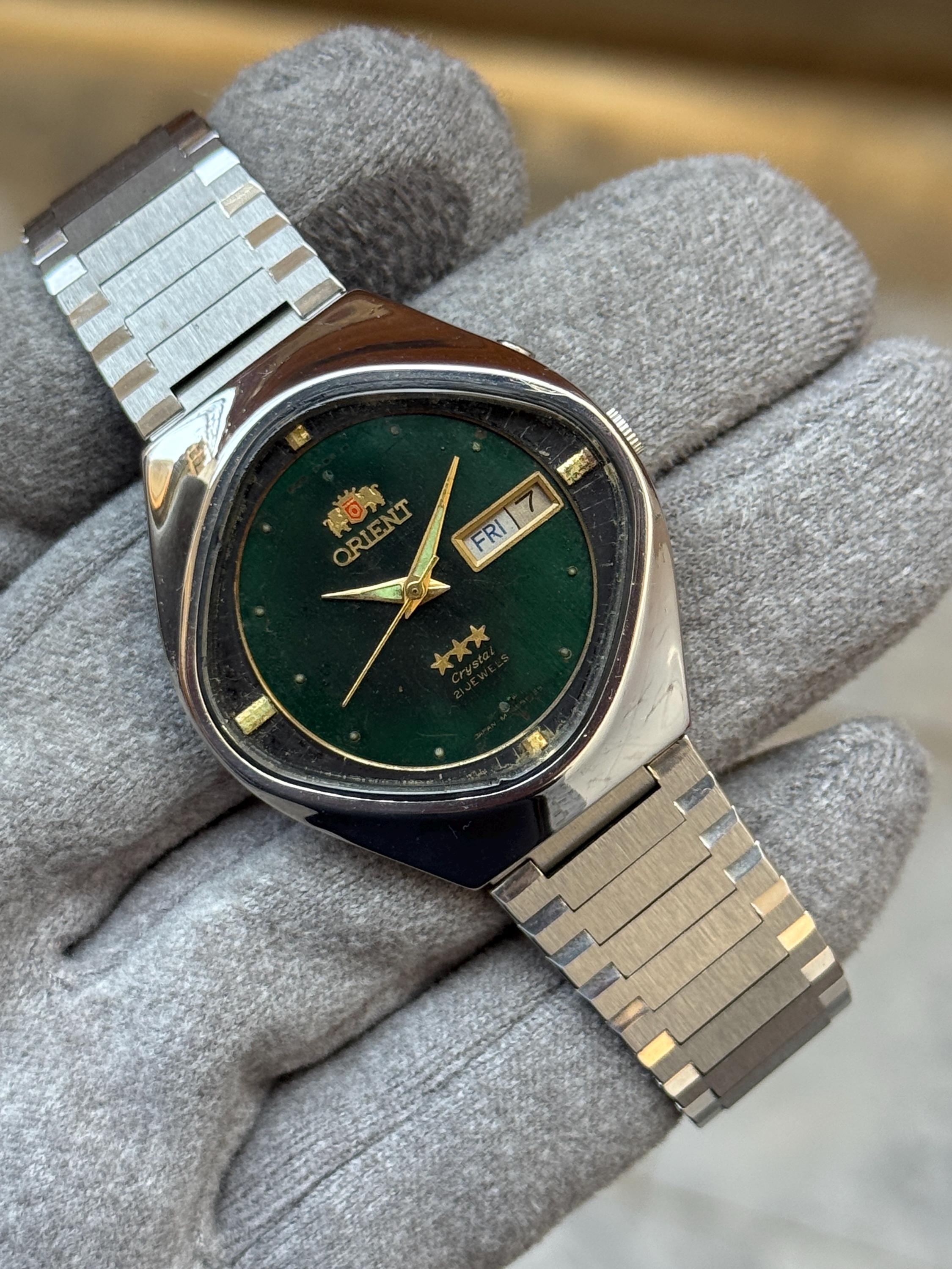 Orient Crystal 21 Jewels Automatic Daydate Mens Wrist Watch - Etsy