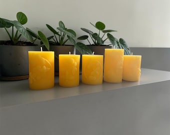 100% Natural Beeswax Candle | Handmade Eco Friendly Candle