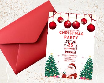 Printable Christmas Card Template