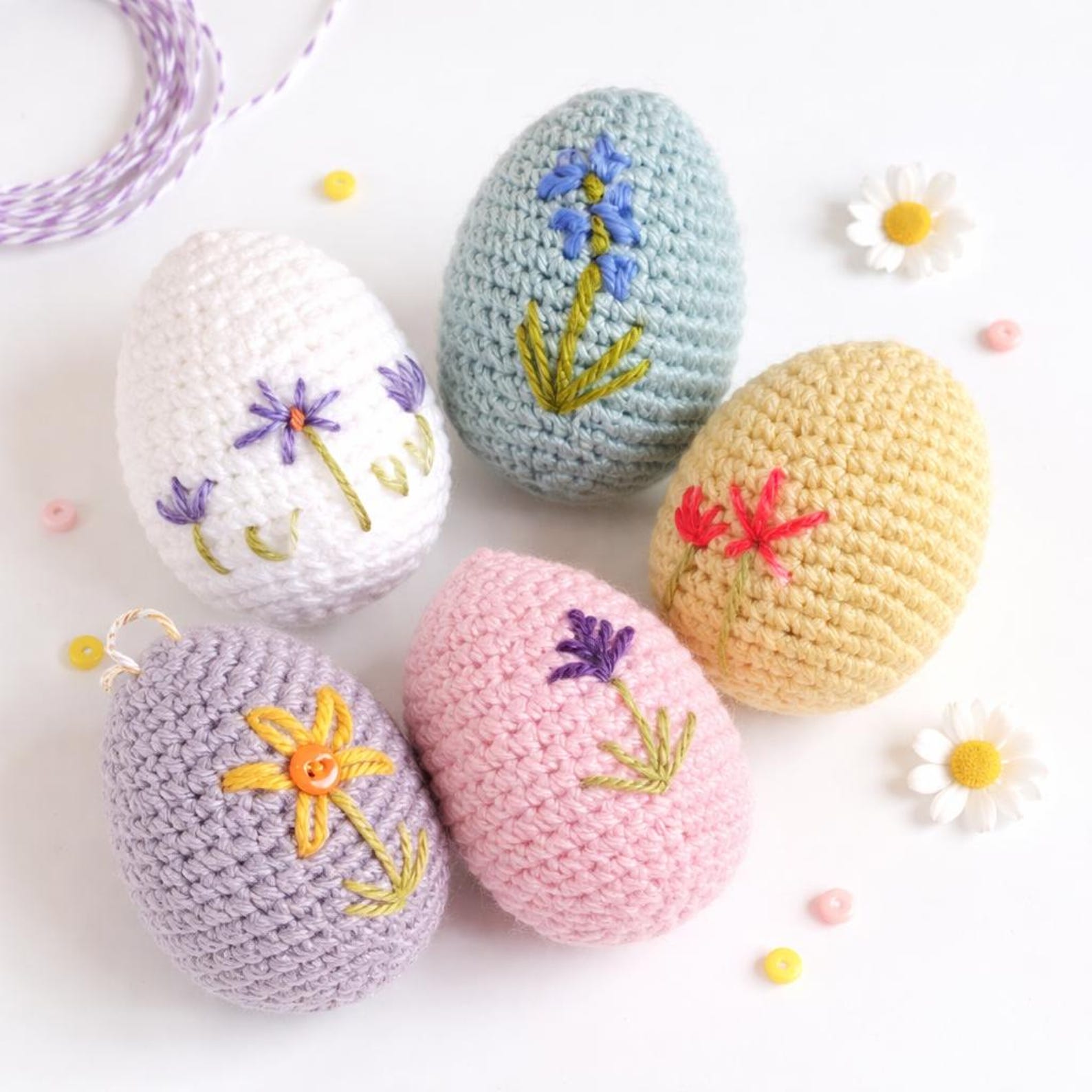 Amigurumi Easter Egg Crochet Patterns | 6-in-1 Bundle (PDF Pattern) - Etsy