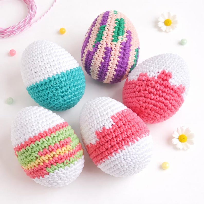 Amigurumi Easter Egg Crochet Patterns | 6-in-1 Bundle (PDF Pattern) - Etsy