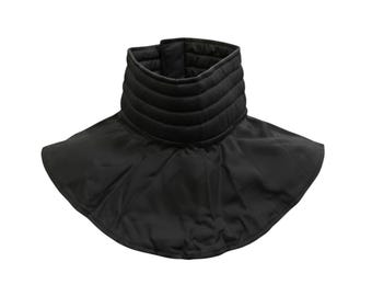 Copricapo da cosplay con sigillo da collo di Boba Fett - Scaldacollo nero trapuntato per armatura mandaloriana