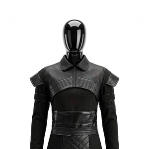 Fennec Shand Cosplay Set | Bounty Hunter Vest, Shirt & Kamma | Mandalorian Costume image 3