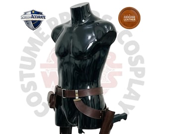 Sabine Wren Cosplay Gürtel & Dual Holsters | Mandalorian Kostüm Requisite | Rüstungszubehör der Ahsoka-Serie