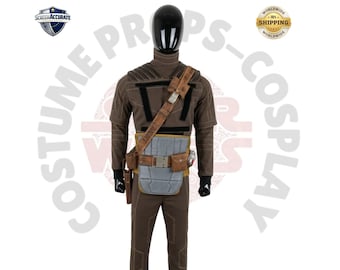 Din Djarin Mandalorian Costume - Star Wars Bounty Hunter Cosplay Outfit - Beskar Armor Base Suit