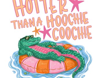 Gator png, hoochie coochie png, trending png, catch-zine png, meer png, virale png, latere gator png, girly png, boetiek png