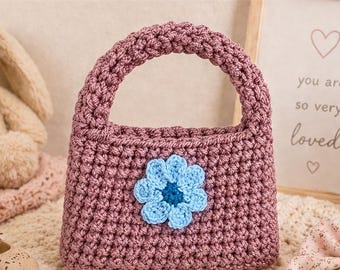 Handmade Mini Crochet Baby and Toddler Gift: My First Purse