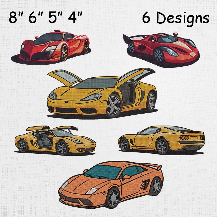 Super Cars Patch - Etsy