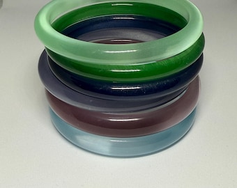 Armreif mit Flash - Katzenauge - verschiedene Größen