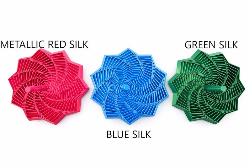 Fidget Star with Handle, Hypnotic Spinning Toy, 3D Printed Sensory Desk Fidget, Stress Relief Gift for Teens & Adults image 7