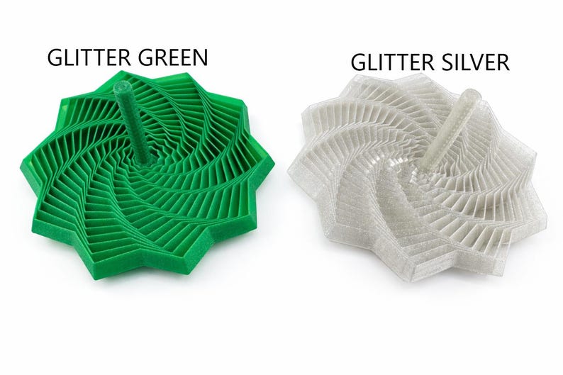 Fidget Star with Handle, Hypnotic Spinning Toy, 3D Printed Sensory Desk Fidget, Stress Relief Gift for Teens & Adults image 11