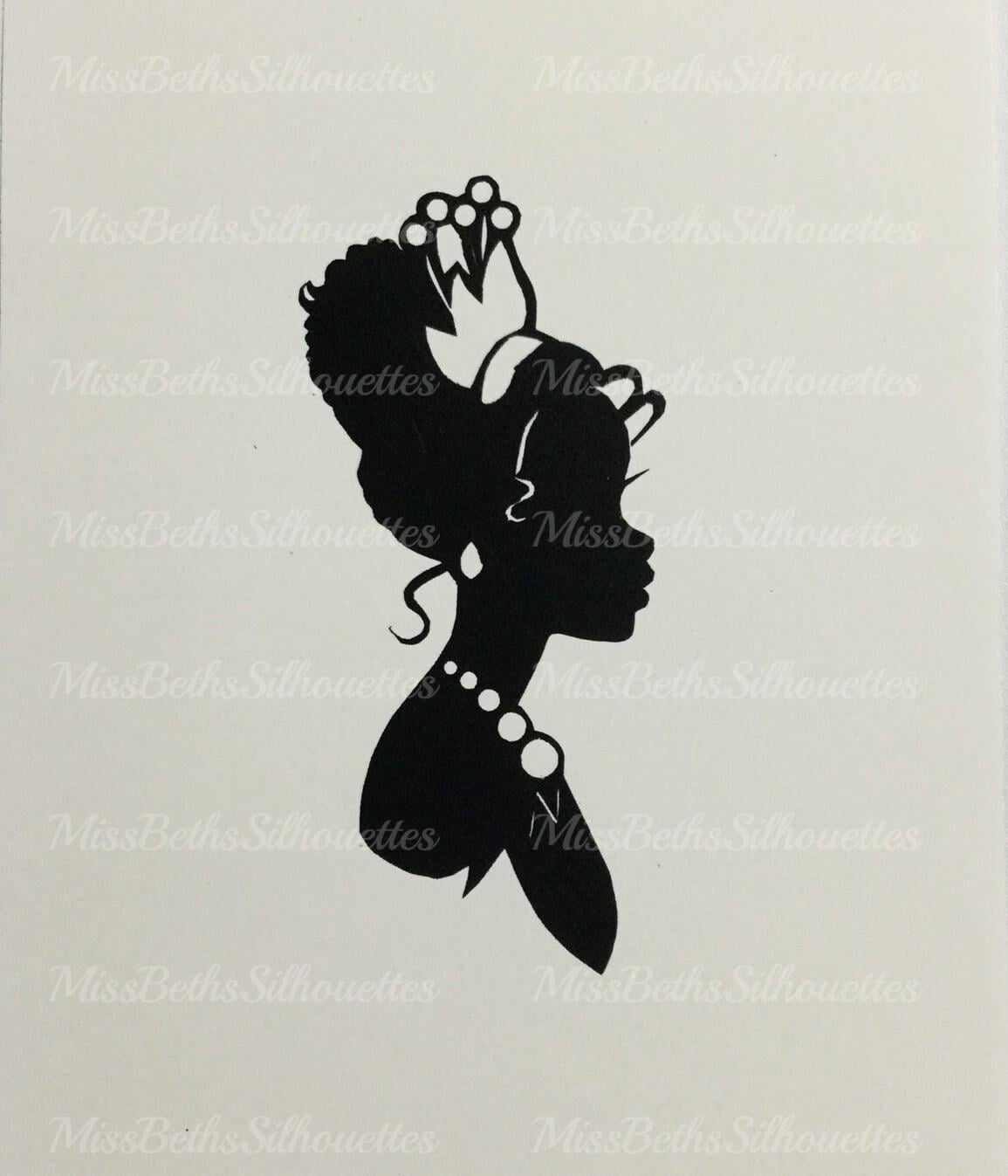 Princess Tiana Crown Outline