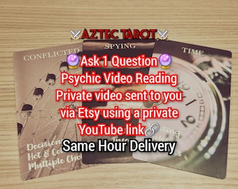 Respuesta en vídeo a una pregunta de lectura de tarot psíquica en la misma hora