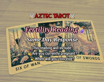 Lectura de fertilidad, lectura de tarot psíquica el mismo día