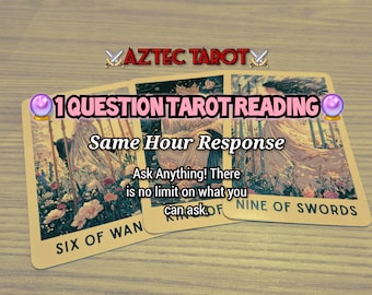 Lectura de Tarot psíquica de 1 pregunta a la misma hora