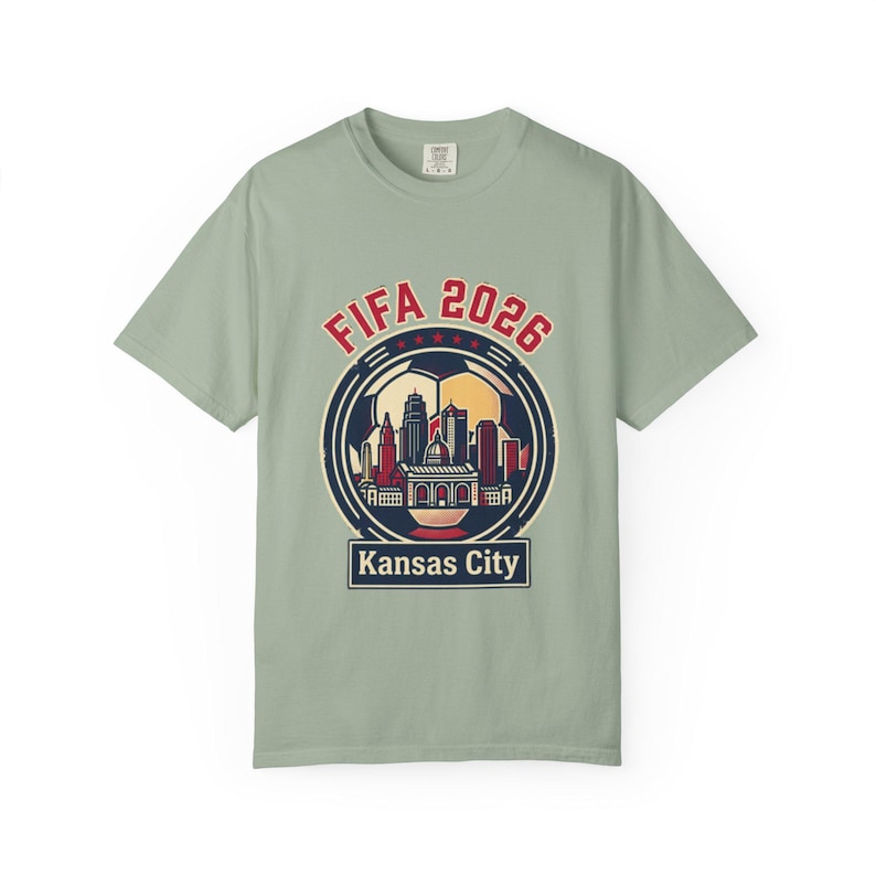 FIFA 2026 Kansas City skyline T-Shirt | Soccer Tournament Tee image 3