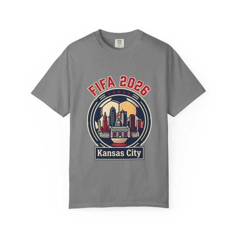 FIFA 2026 Kansas City skyline T-Shirt | Soccer Tournament Tee image 2