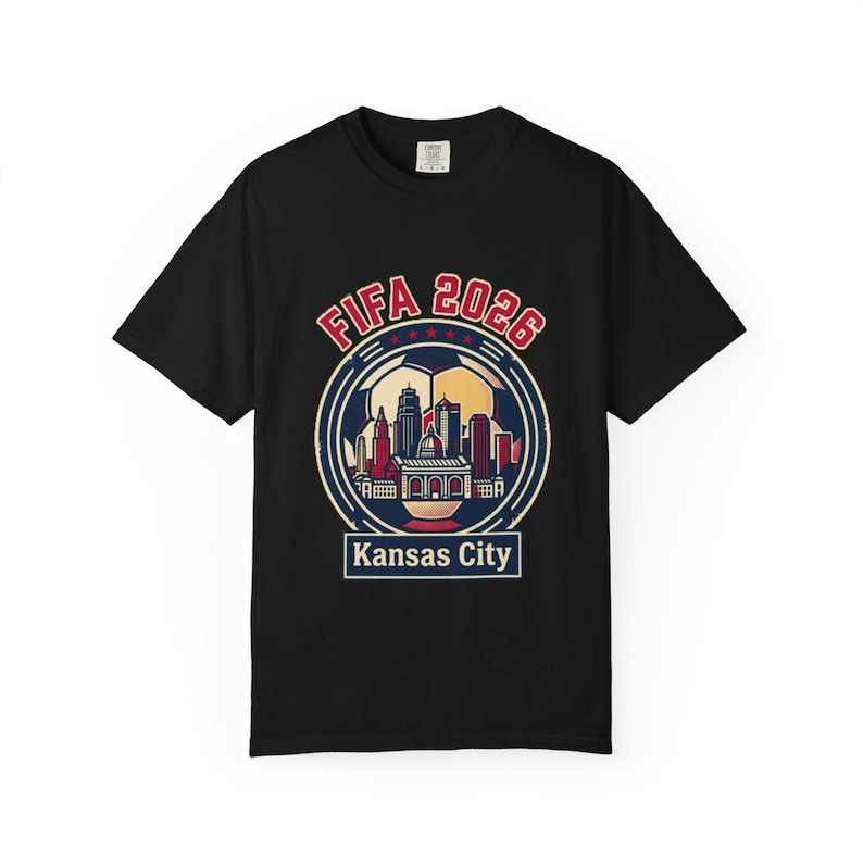 FIFA 2026 Kansas City skyline T-Shirt | Soccer Tournament Tee image 5
