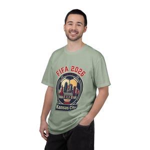 FIFA 2026 Kansas City skyline T-Shirt | Soccer Tournament Tee image 14