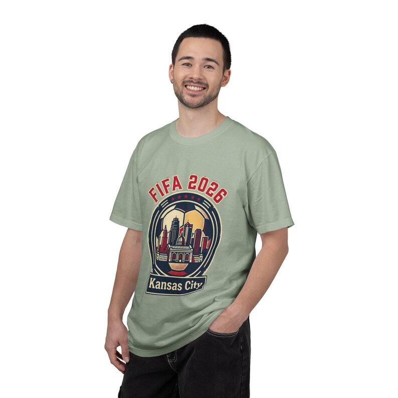 FIFA 2026 Kansas City skyline T-Shirt | Soccer Tournament Tee image 14