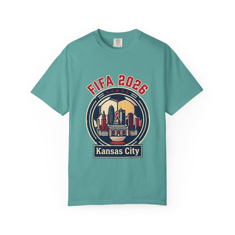 FIFA 2026 Kansas City skyline T-Shirt | Soccer Tournament Tee image 4