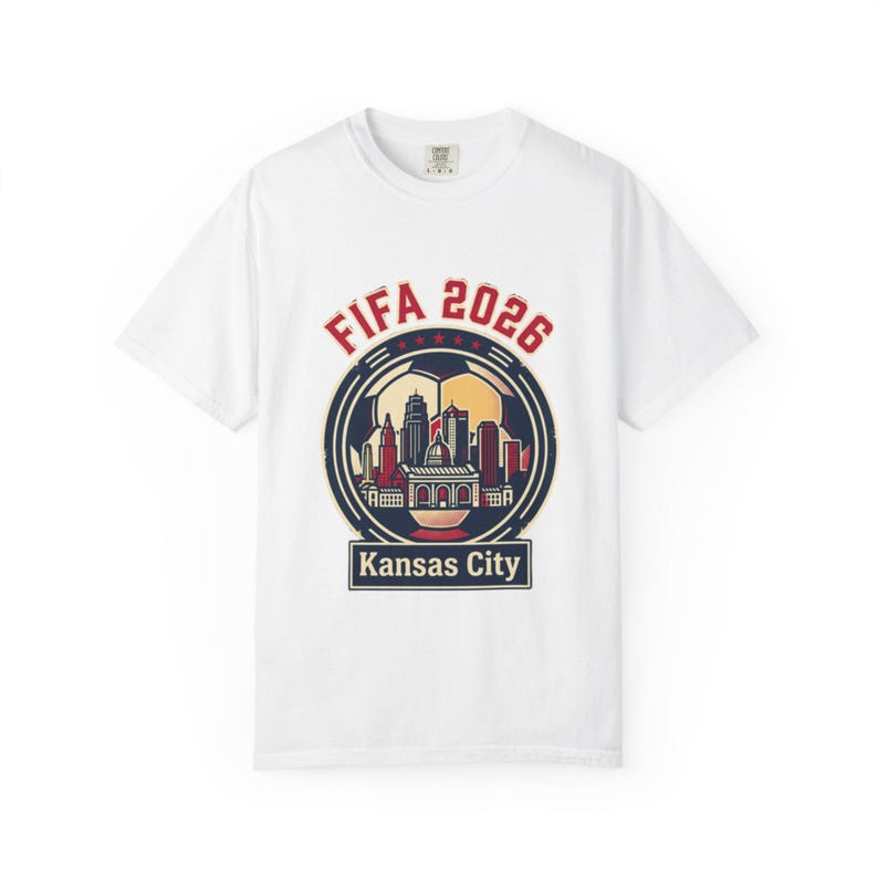 FIFA 2026 Kansas City skyline T-Shirt | Soccer Tournament Tee image 1