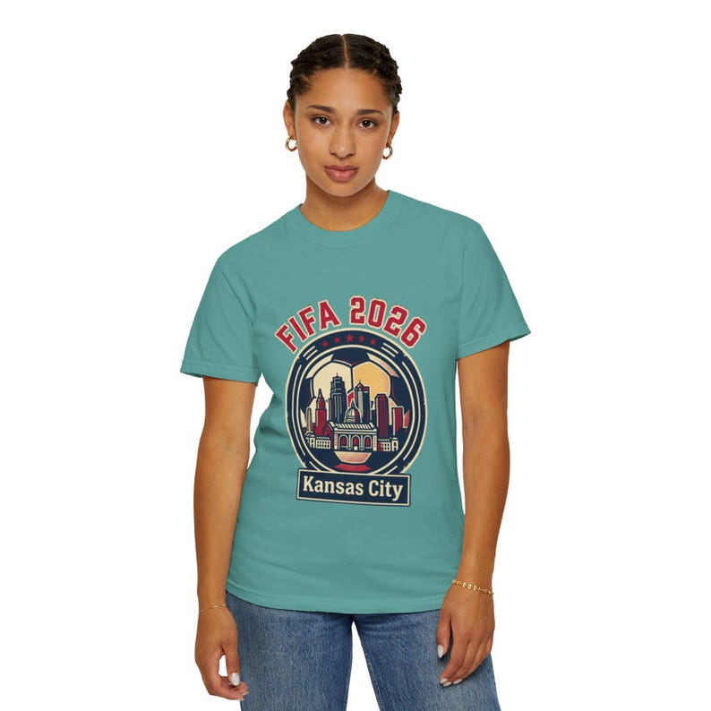 FIFA 2026 Kansas City skyline T-Shirt | Soccer Tournament Tee image 18