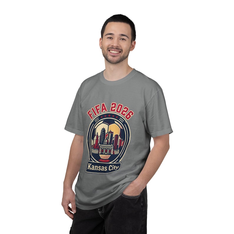 FIFA 2026 Kansas City skyline T-Shirt | Soccer Tournament Tee image 12