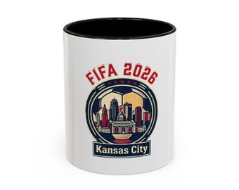 FIFA 2026 Kansas City Skyline Mug | Accent Coffee Mug