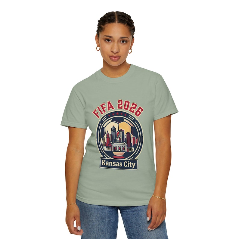 FIFA 2026 Kansas City skyline T-Shirt | Soccer Tournament Tee image 19