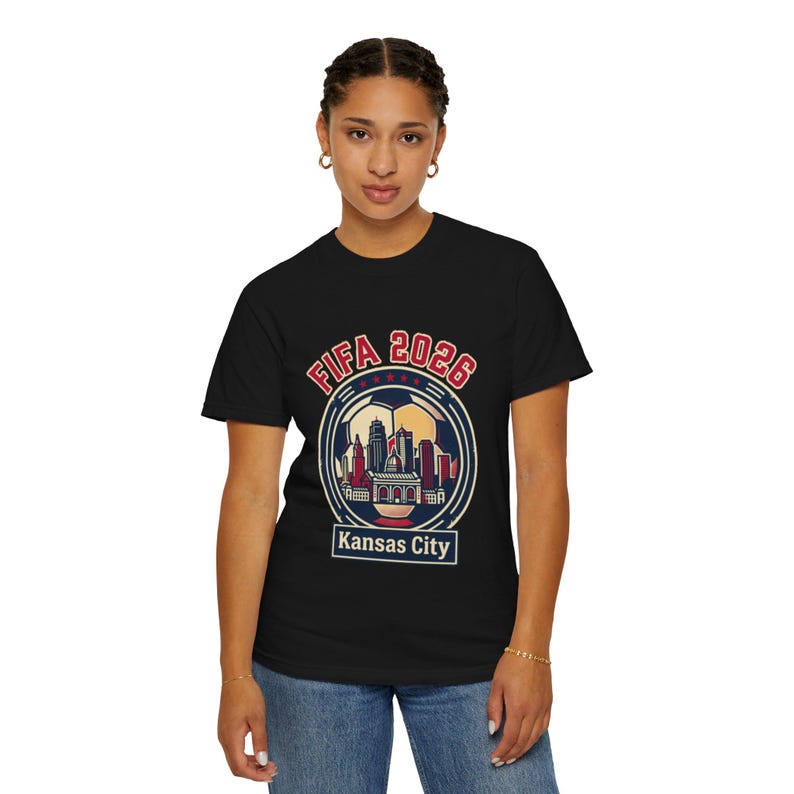 FIFA 2026 Kansas City skyline T-Shirt | Soccer Tournament Tee image 20