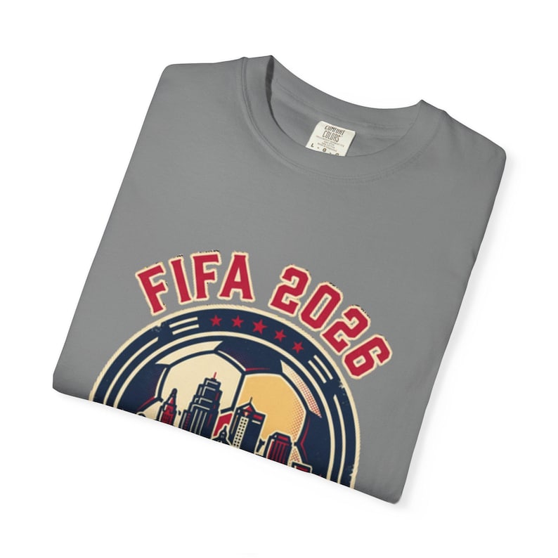 FIFA 2026 Kansas City skyline T-Shirt | Soccer Tournament Tee image 7