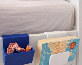 Bedside Essentials Set – Book Holder + Storage Pocket