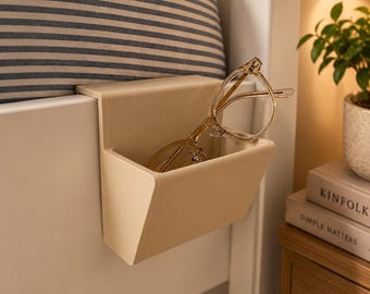 Bedside Pocket Organizer – No-Drill Hanging Storage for Bed Frame, Dorm Room Essential