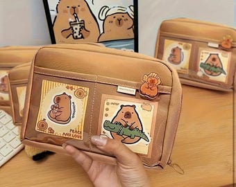 Set de regalo de papelería Capybara • Caja de útiles escolares Kawaii